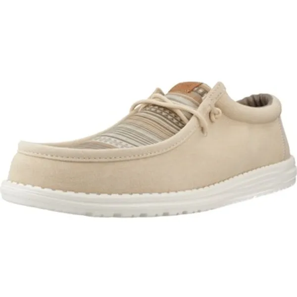 HEYDUDE Lage Sneakers  Informales Hombre Modèle Wally Surf Shawl Beige — vergelijk prijzen bij 1 winkel