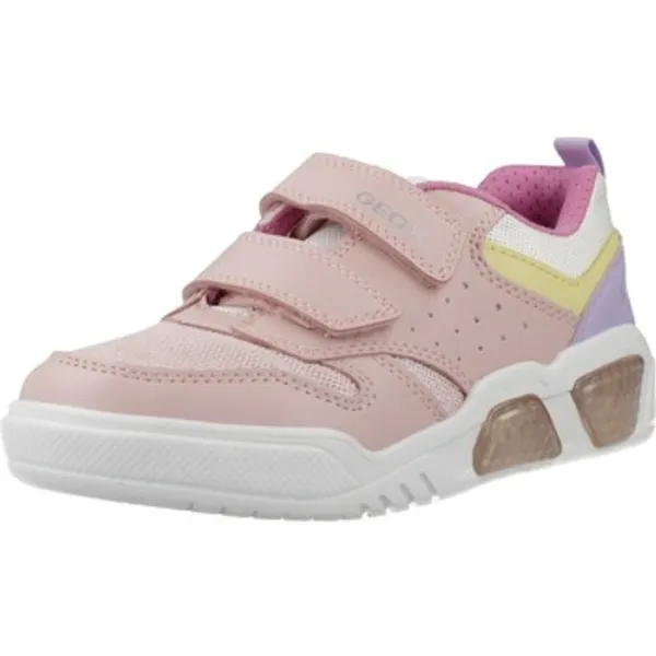 Geox Lage Sneakers  Zapatillas Niña Modèle J Illuminus Girl Roze — vergelijk prijzen bij 1 winkel