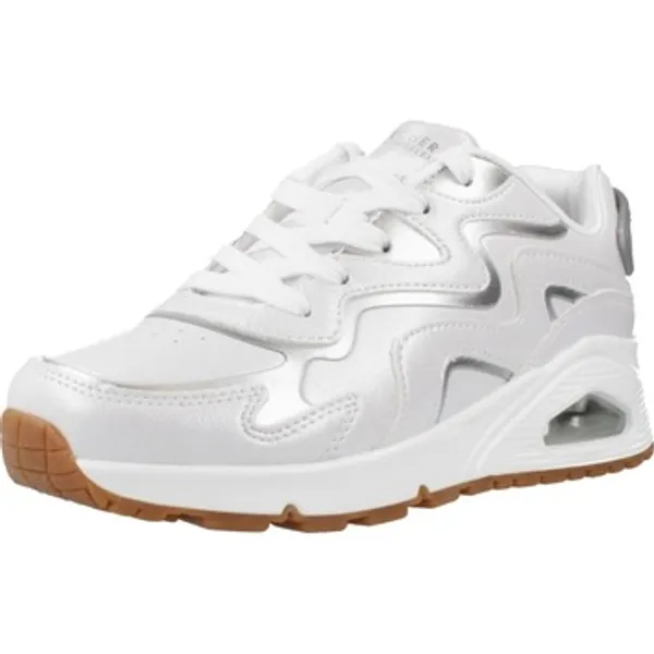 Skechers Lage Sneakers  Zapatillas Niña Modèle Uno Gen1 Wavy Shimmer Zilver — vergelijk prijzen bij 2 winkels