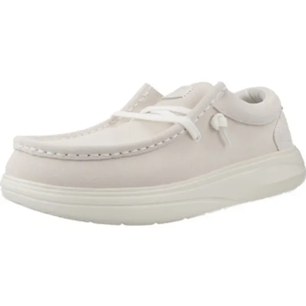 HEYDUDE Lage Sneakers  Zapatos Casual Mujer Modèle Wendy X Suede Beige — vergelijk prijzen bij 1 winkel