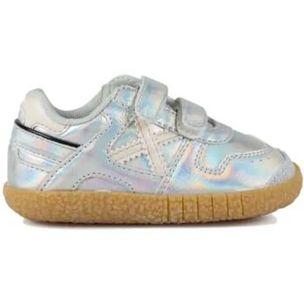 Munich Lage Sneakers  Baby Goal 8172629 Zilver — vergelijk prijzen bij 1 winkel