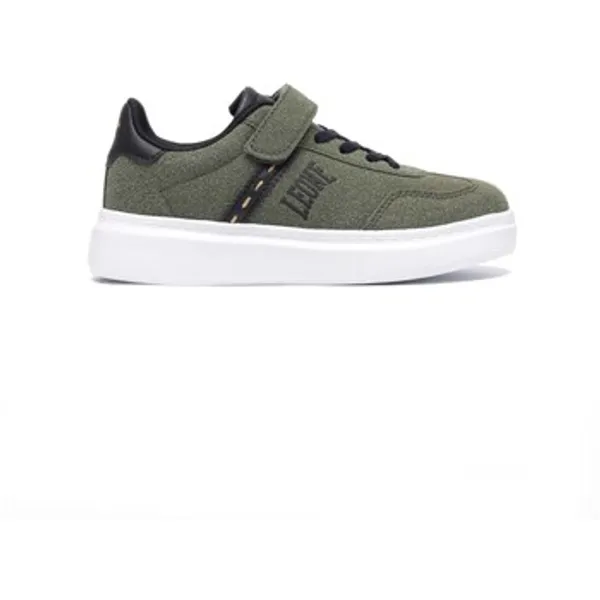 Leone 1947 Lage Sneakers  Boy Shoes Pre School Stripe Groen — vergelijk prijzen bij 1 winkel