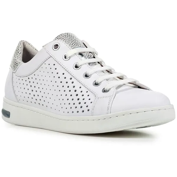 GEOX JAYSEN Sneakers White / Light Silver — vergelijk prijzen bij 1 winkel