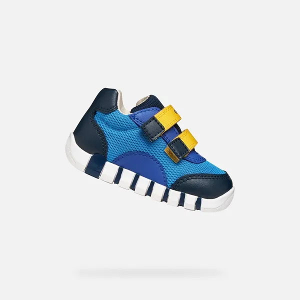 GEOX IUPIDOO PEUTER Lichtblauw/Marineblauw — vergelijk prijzen bij 1 winkel