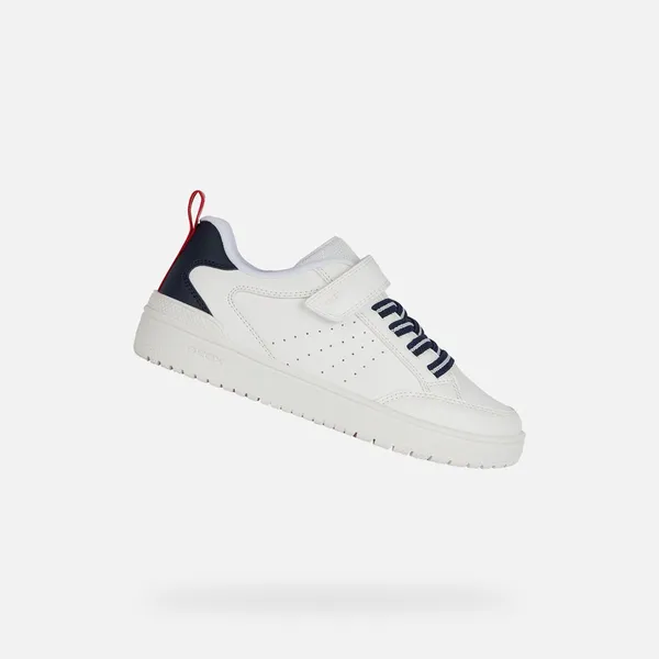 GEOX WASHIBA JONGENS Sneakers Wit/Marineblauw — vergelijk prijzen bij 1 winkel