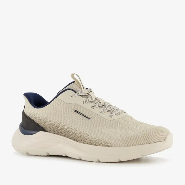 Skechers Garner heren sneakers - Extra comfort - Memory Foam Beige — vergelijk prijzen bij 1 winkel