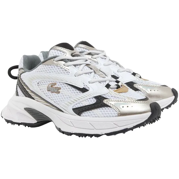 Lacoste Sneakers wit - zwart - goud