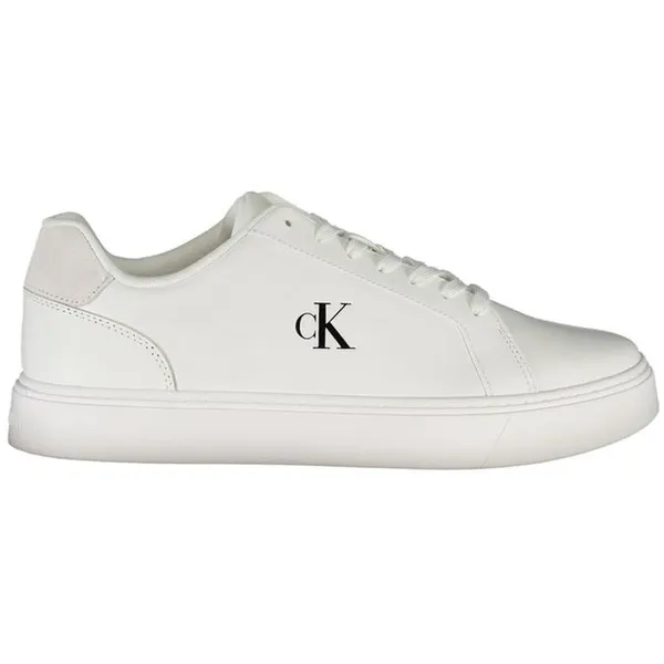Calvin Klein Luxury Leather Low-Top Sneakers - White White — vergelijk prijzen bij 1 winkel