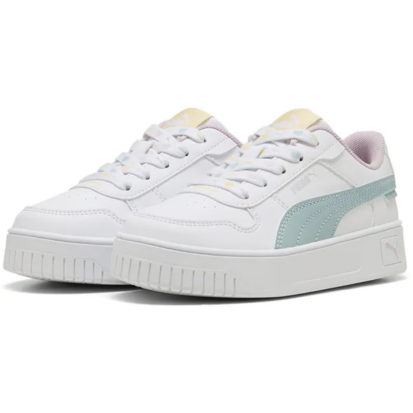 PUMA Carina Street Lacey Ps Schoenen Wit EU Jongen White / Modern Mint / Rose Mauve — vergelijk prijzen bij 1 winkel