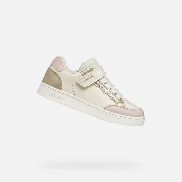 Geox ECLYPER Licht ivoorkleurig/Goud