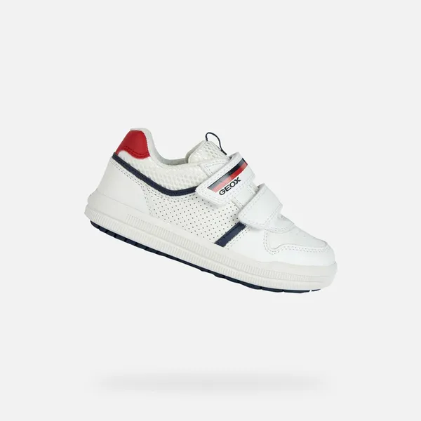 GEOX ARZACH JONGENS Sneakers Wit/Marineblauw — vergelijk prijzen bij 1 winkel