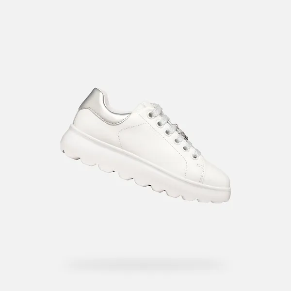 GEOX PUFFYPOP MEISJES Sneakers Wit/Zilver — vergelijk prijzen bij 1 winkel