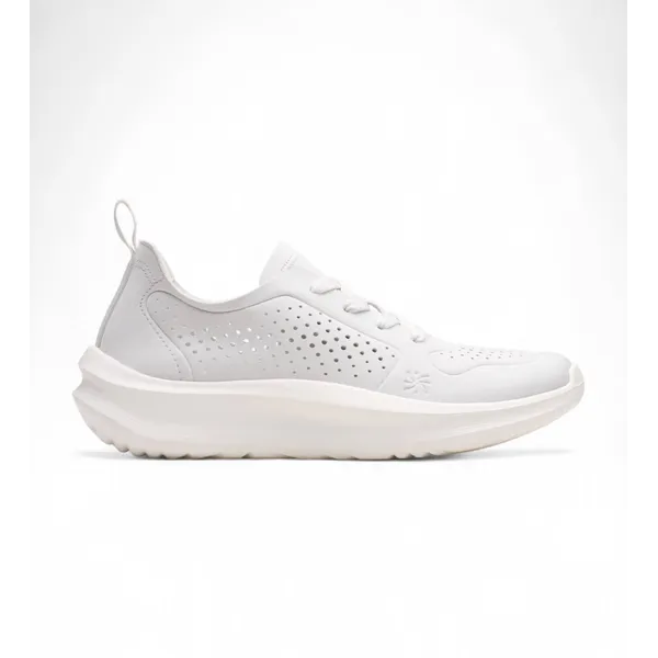 Clarks Solevana wit leren sportschoenen Wit — vergelijk prijzen bij 2 winkels