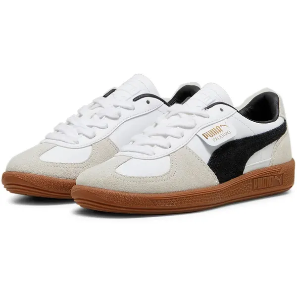 PUMA Palermo Jr Sneakers Puma White / Vapor Grey / Gum — vergelijk prijzen bij 1 winkel