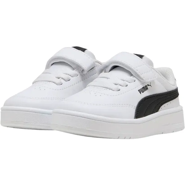 PUMA Court Classic Clean AC Sneakers Junior wit - zwart — vergelijk prijzen bij 1 winkel