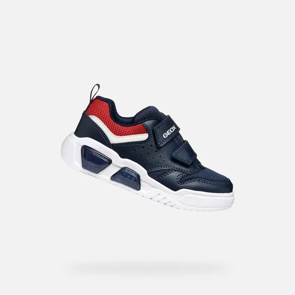 Geox ILLUMINUS Marineblauw/Rood