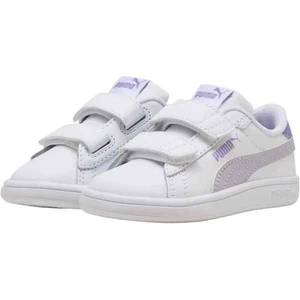 PUMA Smash 3.0 L V Inf wit - lichtgrijs - paars — vergelijk prijzen bij 1 winkel