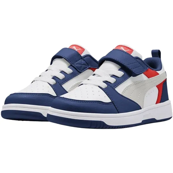 PUMA Rebound V6 Lo Ps blauw - wit - rood — vergelijk prijzen bij 1 winkel