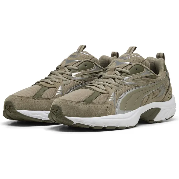 PUMA Milenio Tech Suede Velvet Moss-Puma Aged Silver — vergelijk prijzen bij 1 winkel