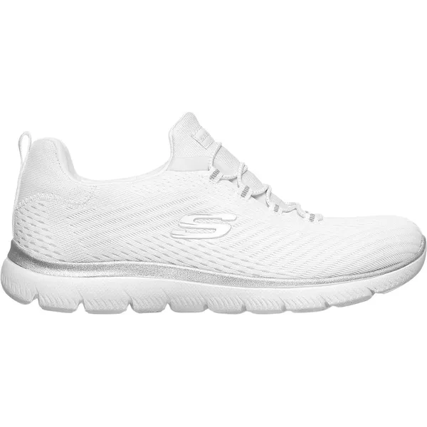 Skechers Fast Attraction Sneakers wit - zilver — vergelijk prijzen bij 1 winkel