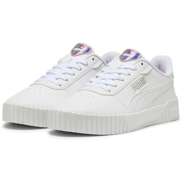 PUMA Carina 2.0 Girlpower White / Silver Mist / Passionfruit — vergelijk prijzen bij 1 winkel