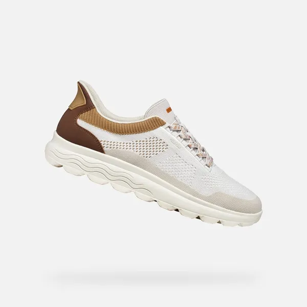 GEOX U Spherica Plus Melkwit/Bruin — vergelijk prijzen bij 1 winkel
