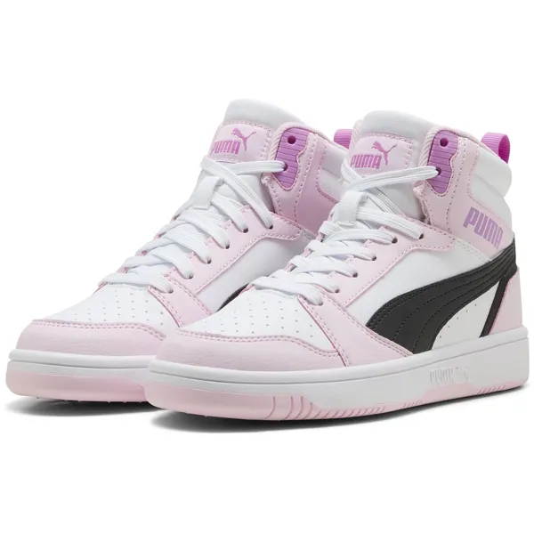 PUMA Rebound V6 Mid Jr PUMA White-PUMA Black-Pearl Pink — vergelijk prijzen bij 2 winkels