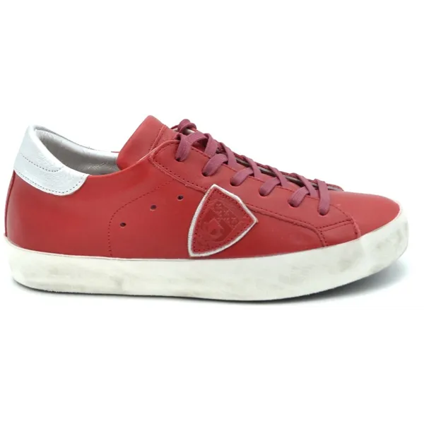 Philippe Model Prsx LowTop Leather Sneaker Wo - Red red — vergelijk prijzen bij 1 winkel