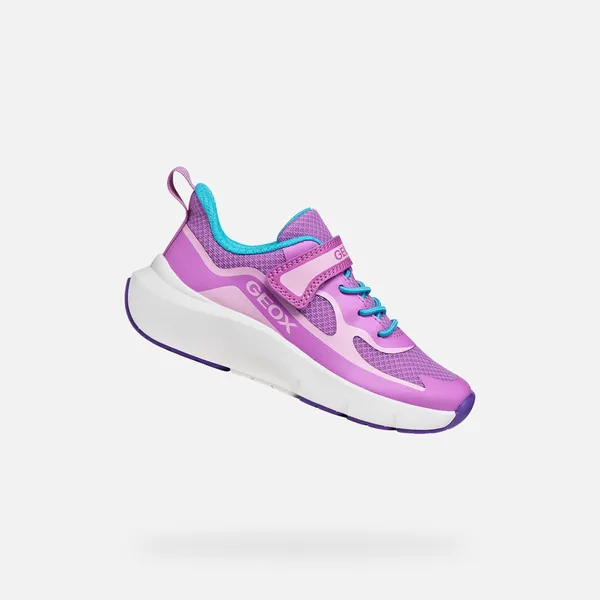 GEOX PRO-RAN TIENERS Sneakers - ROZE/WIT Paars/Lila — vergelijk prijzen bij 1 winkel