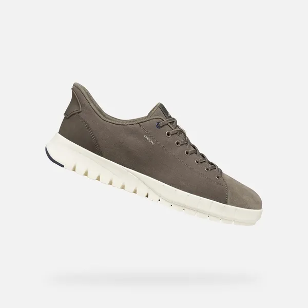 GEOX FLEXTRIDE PLUS HEREN Sneakers Taupe — vergelijk prijzen bij 1 winkel