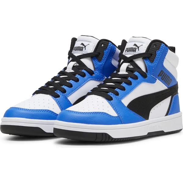 PUMA Rebound V6 Mid Sneakers PUMA White-PUMA Black-Racing Blue — vergelijk prijzen bij 1 winkel