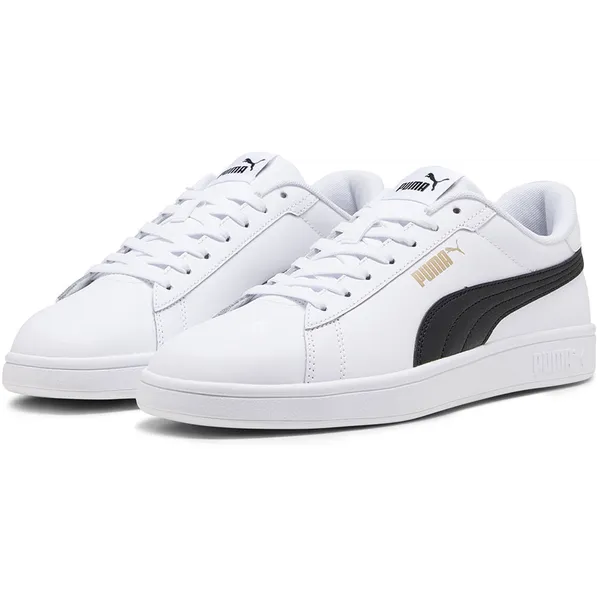 PUMA Smash 3.0 Unisex Sneakers - Gray Sky-Warm White White / Black — vergelijk prijzen bij 1 winkel