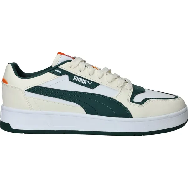 PUMA Court Classic Street wit - off white - donkergroen - oranje — vergelijk prijzen bij 1 winkel