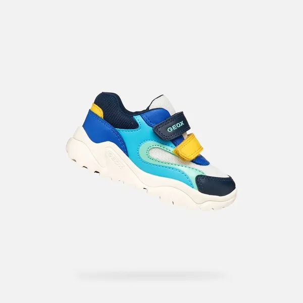 GEOX CIUFCIUF PEUTERJONGENS Sneakers Wit/Marineblauw — vergelijk prijzen bij 1 winkel