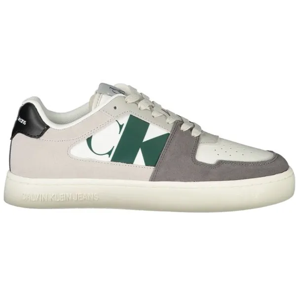 Calvin Klein Monogram Court Sneaker LowTop Style - White White — vergelijk prijzen bij 1 winkel