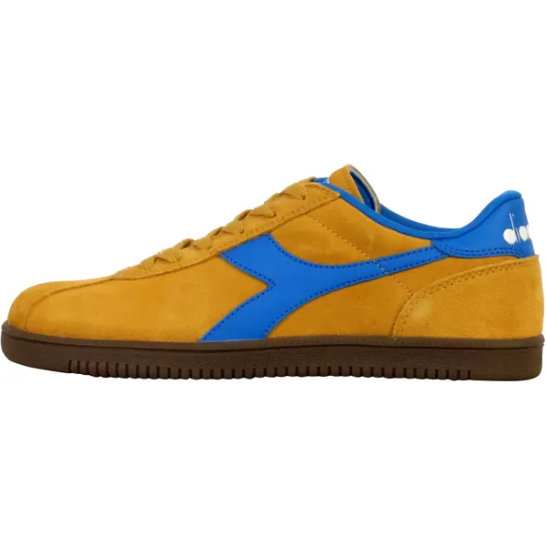 Diadora Tokio leren sportschoenen Gouden