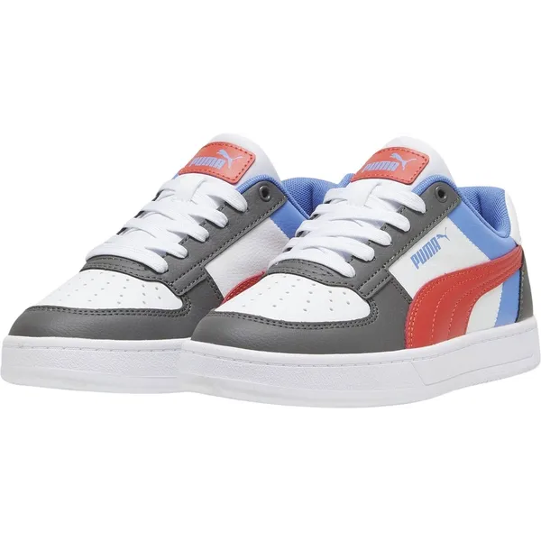 PUMA Caven 2.0 Block Sneakers Junior grijs - wit - rood — vergelijk prijzen bij 1 winkel