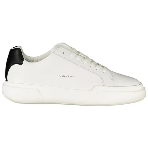 Calvin Klein Classic Leather Low Top Sneakers - White White — vergelijk prijzen bij 1 winkel