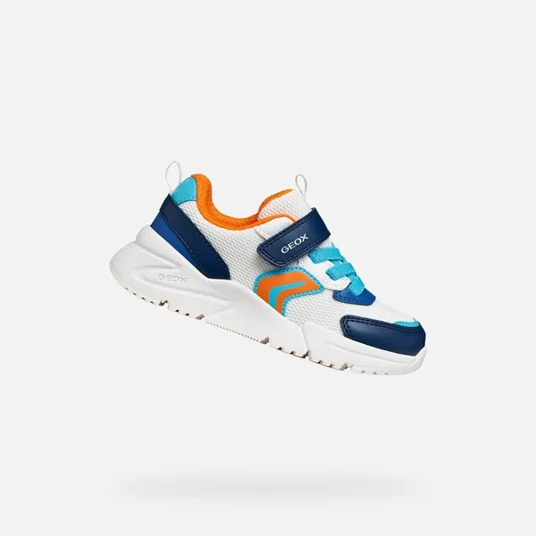 Geox Loftus Wit/Blauw