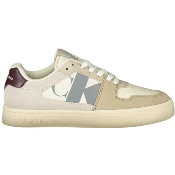 Calvin Klein Monogram Sneakers LowTop Style - Beige Beige — vergelijk prijzen bij 1 winkel