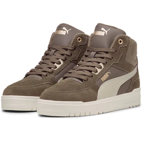 PUMA Shuffle Downtown Mid WTR Flat Bronze-Desert Dust-PUMA Gold — vergelijk prijzen bij 1 winkel