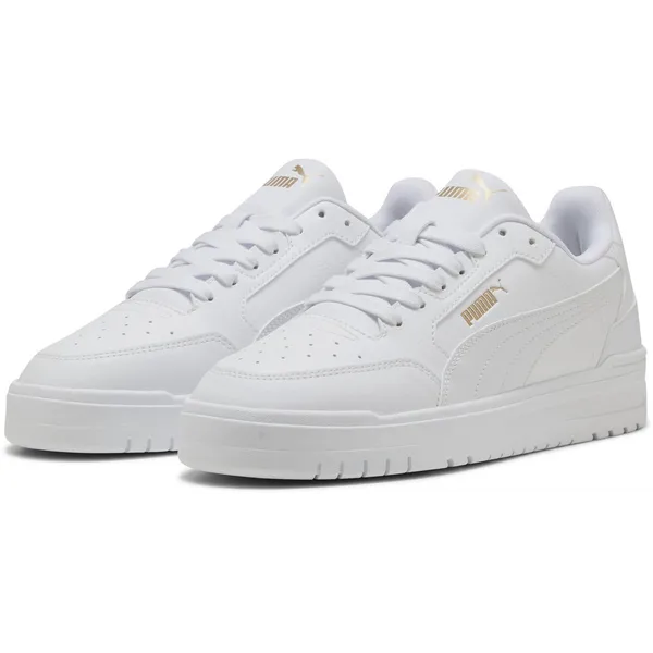 PUMA Shuffle Downtown PUMA White-PUMA White-PUMA Gold — vergelijk prijzen bij 1 winkel