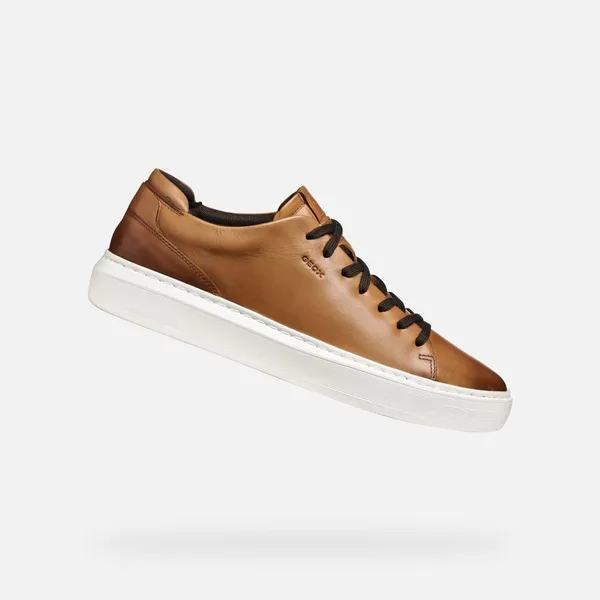 GEOX DEIVEN HEREN Sneakers - LICHTBRUIN Lichtbruin — vergelijk prijzen bij 1 winkel