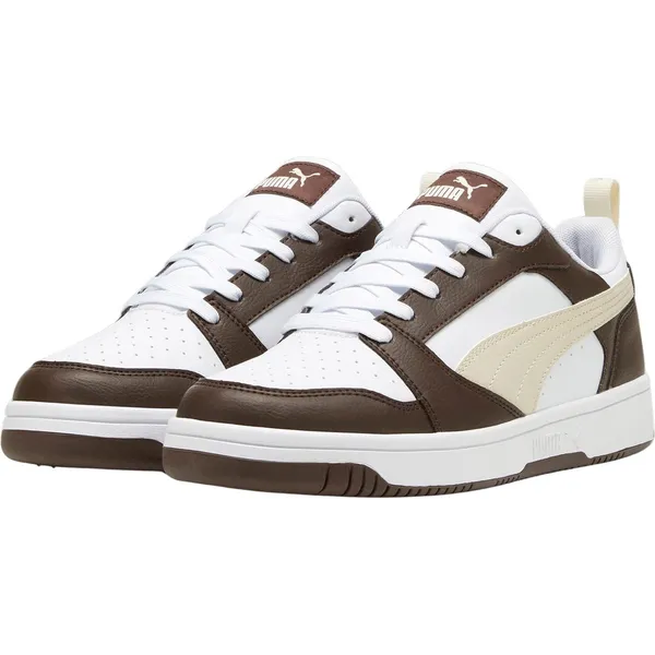 PUMA Rebound v6 Low donkerbruin - wit - crème — vergelijk prijzen bij 1 winkel