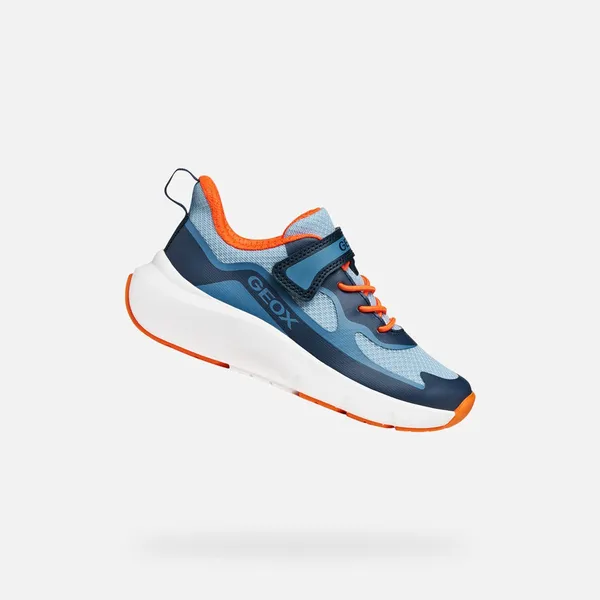 GEOX J65p7f Marineblauw/Oranje — vergelijk prijzen bij 1 winkel