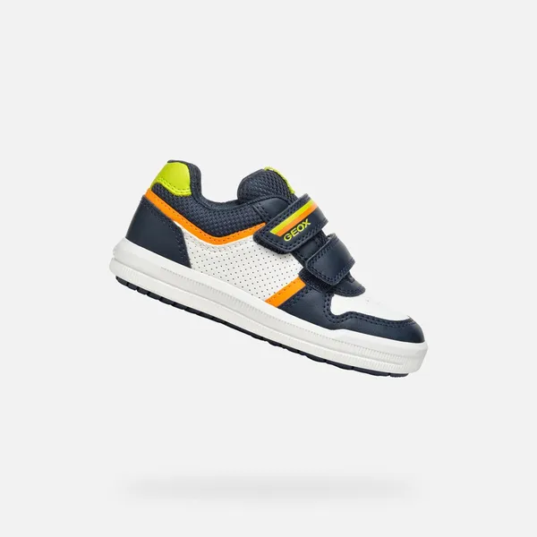 Geox Arzach Marineblauw/Fluo groen