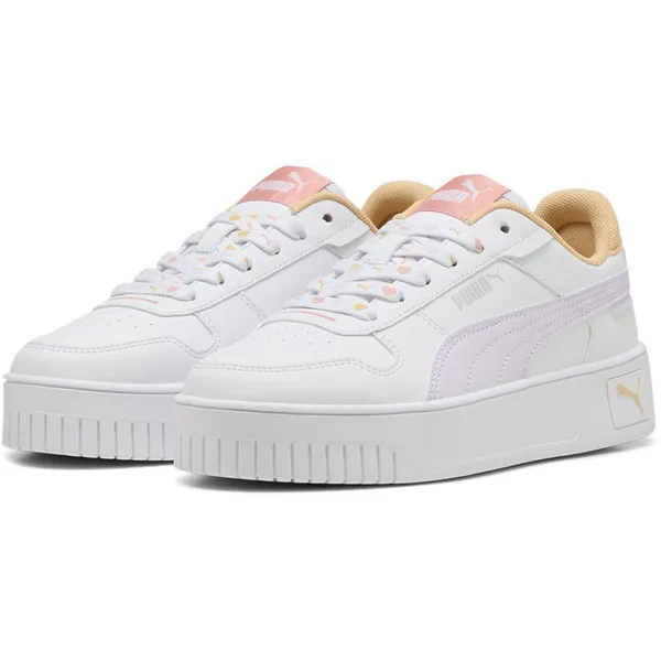 PUMA Carina Street Lacey Schoenen Wit EU Meisjes White / Lilac Frost / Almost Apricot — vergelijk prijzen bij 1 winkel