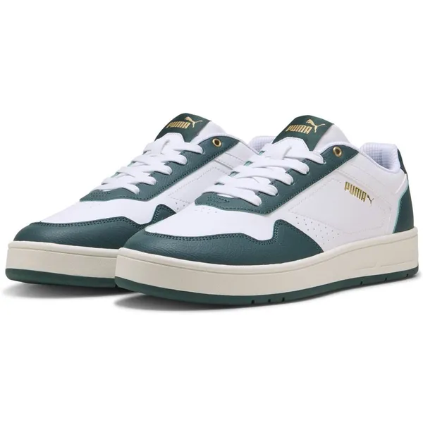 PUMA Court Classic Sneakers - PUMA Puma White-Dark Myrtle-Puma Gold — vergelijk prijzen bij 1 winkel