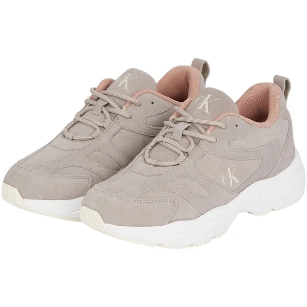 Calvin Klein Retro Tennis Low MG Sneakers Dames grijs