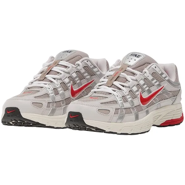 Nike P-6000 grijs - rood - off white